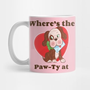 Valentine day dog lover Mug